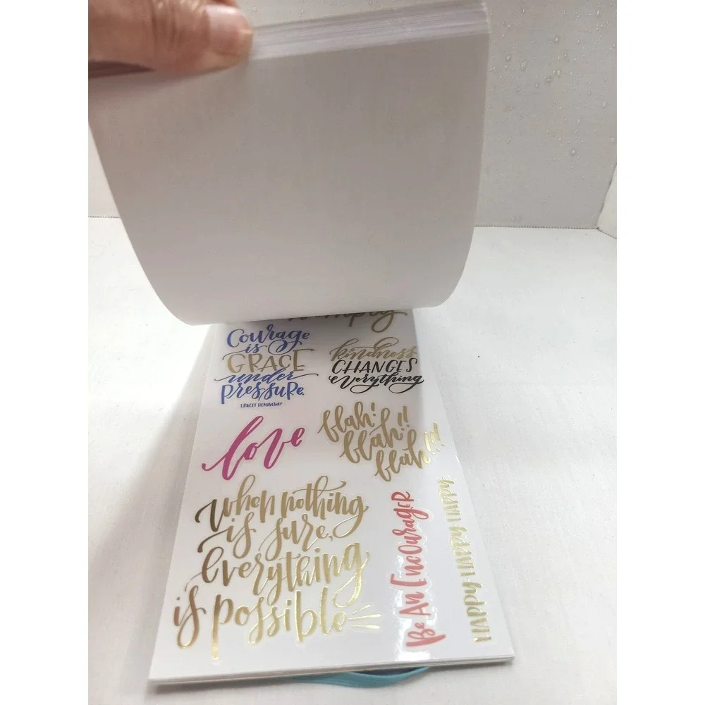 Happy Planner QUOTES 424 Pieces BRAND NEW 30 Pages of Stickers 3 Missing